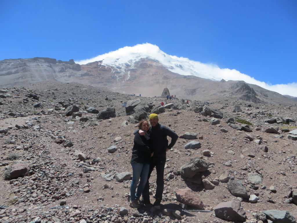 The highlands of Ecuador, visit to the Chimborazo