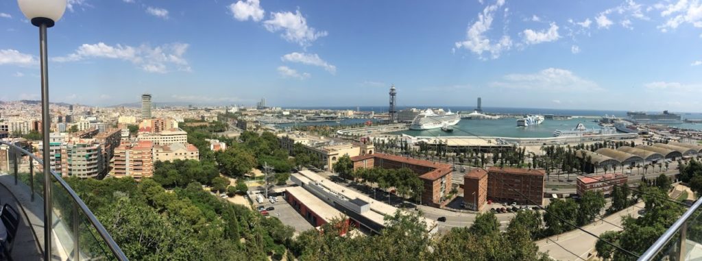 Overview of Barcelona from Montjuich