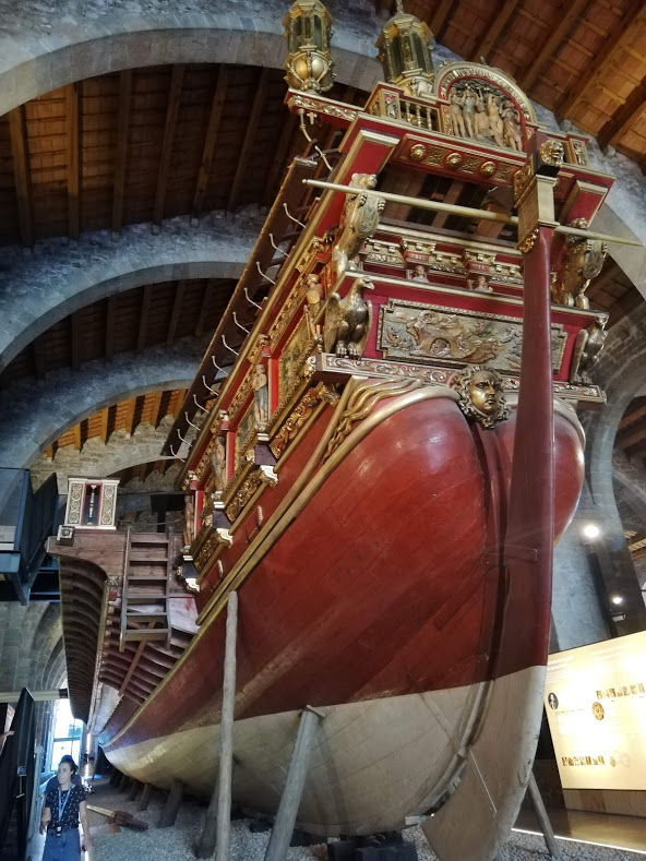 Maritime museum of Barcelona, picture of the “Juan de Austria"