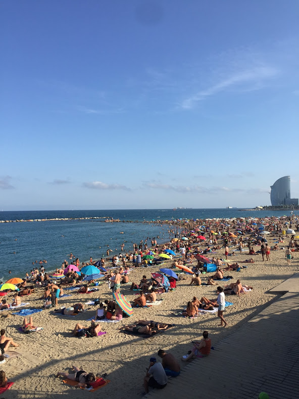 The nearest beaches of Barcelona
