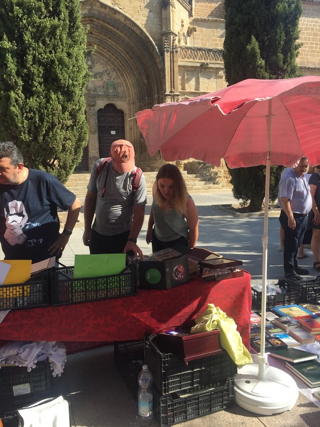 Every last Sunday of the month there’s a Flea market in the central park of Úbeda