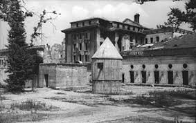 Hitler’s bunker in Berlin, after the war