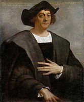 Painting of Christopher Columbus of Sebastiano del Piombo