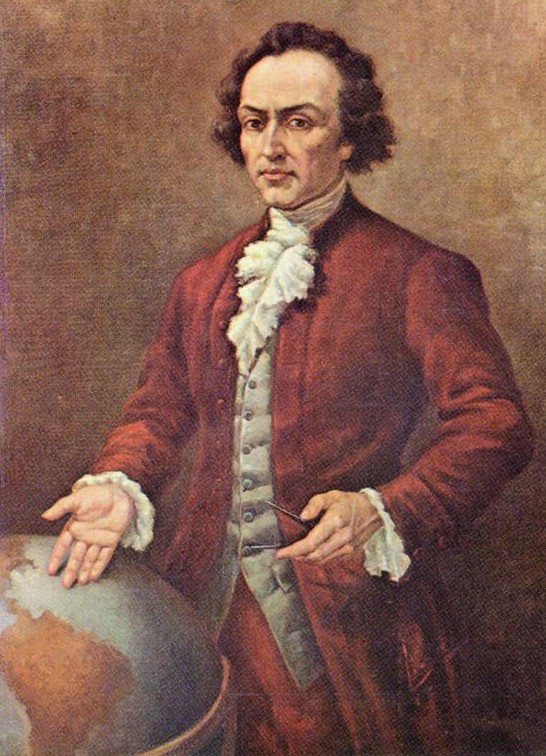 Painting of Pedro V. Maldonado, one of greatest scientist Ecuador and South America has ever known