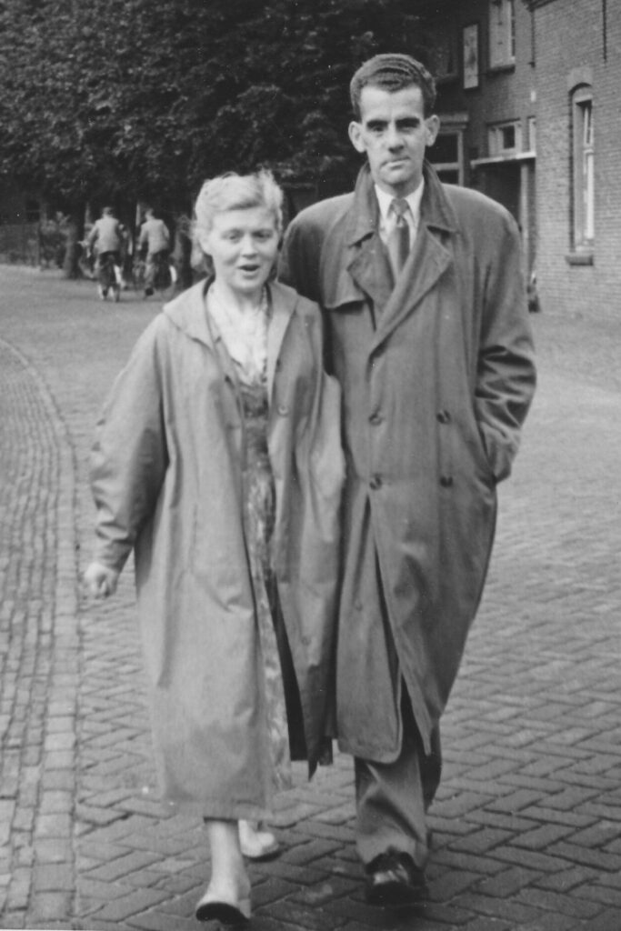 Thera & Ad, my parents, leading roles in the family history book, described in this post.