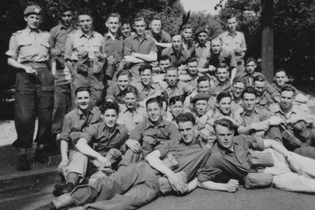 A photo of the whole platoon, 1951
