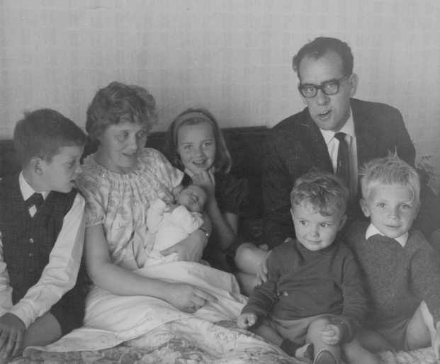 The book is about the history of my family. Here we are with the whole family.