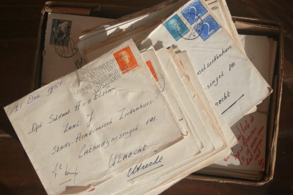 A box of letters my mother found in the attic was very important to write this family history book.