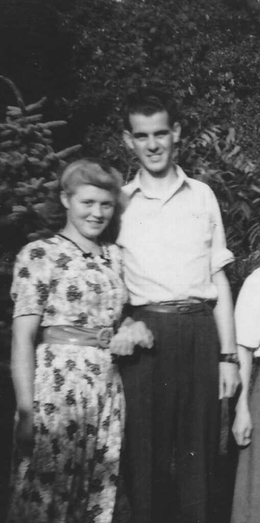 Family photo: My father Ad and mother Thera, engaged.