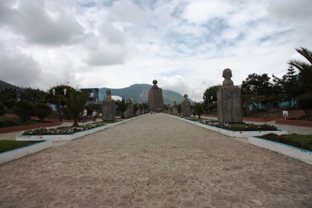 The monument Mitad del Mundo, Quito, Ecuador