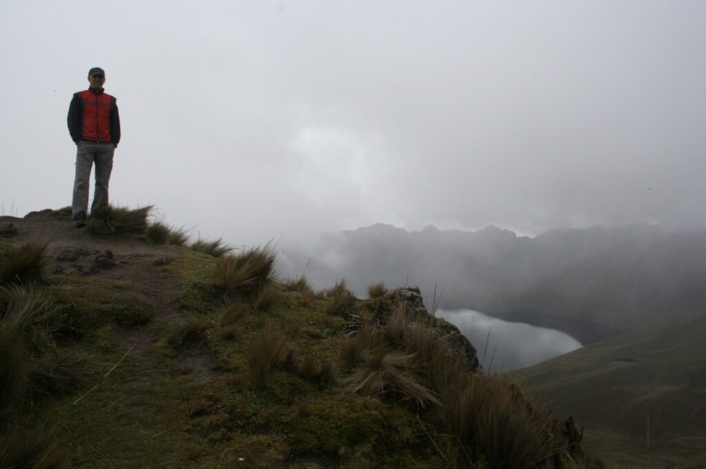 Me, the Author of the blog on top of the Fuya Fuya volcano