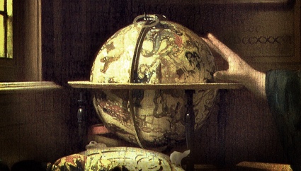 Part of Painting “The Astronomer” by Johannes Vermeer