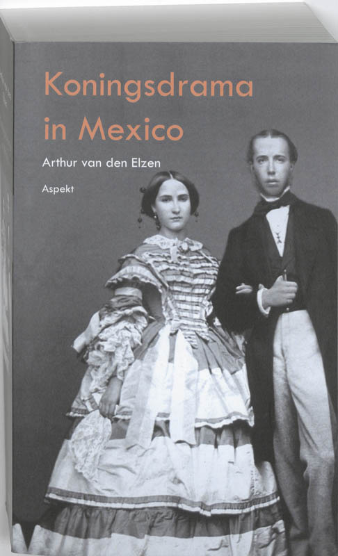 Cover of one of the books the writer Arthur van den den Elzen wrote. Title, Koningsdrama in Mexico.