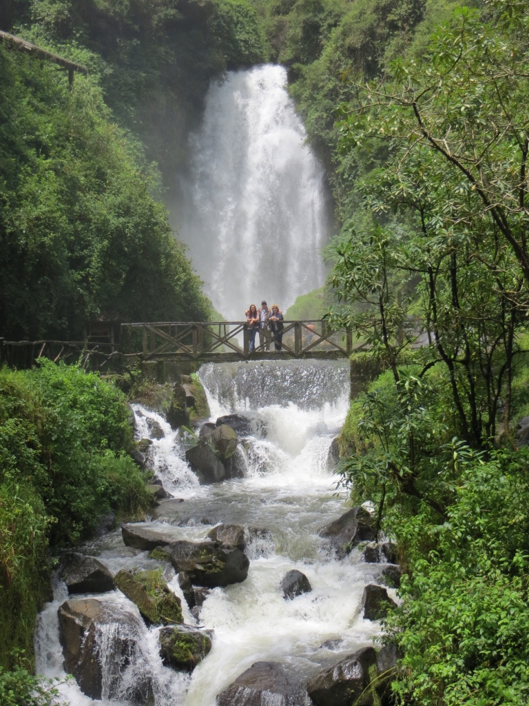 Visit to the Peguche Waterfall