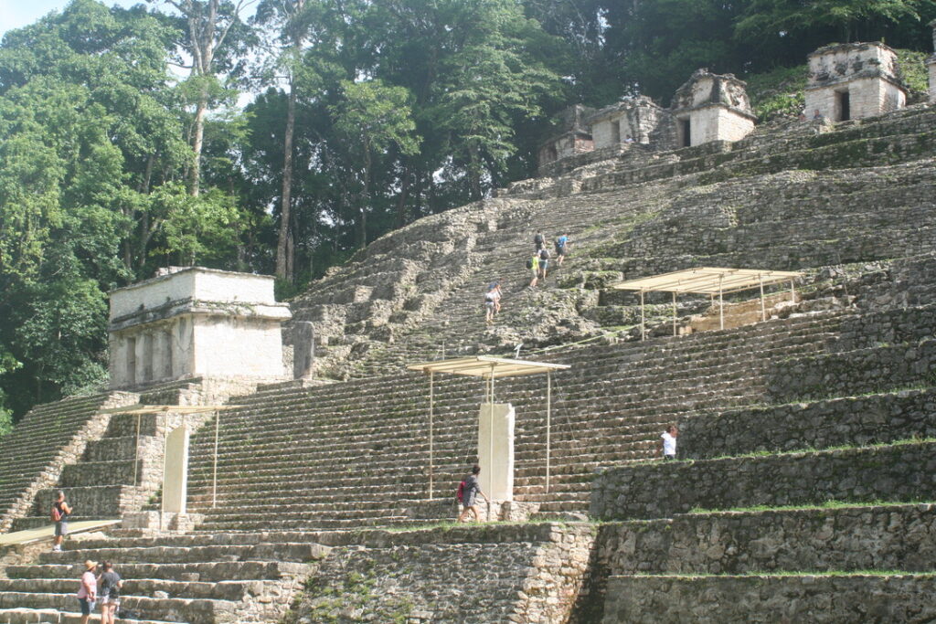 The high temple of Bonampak