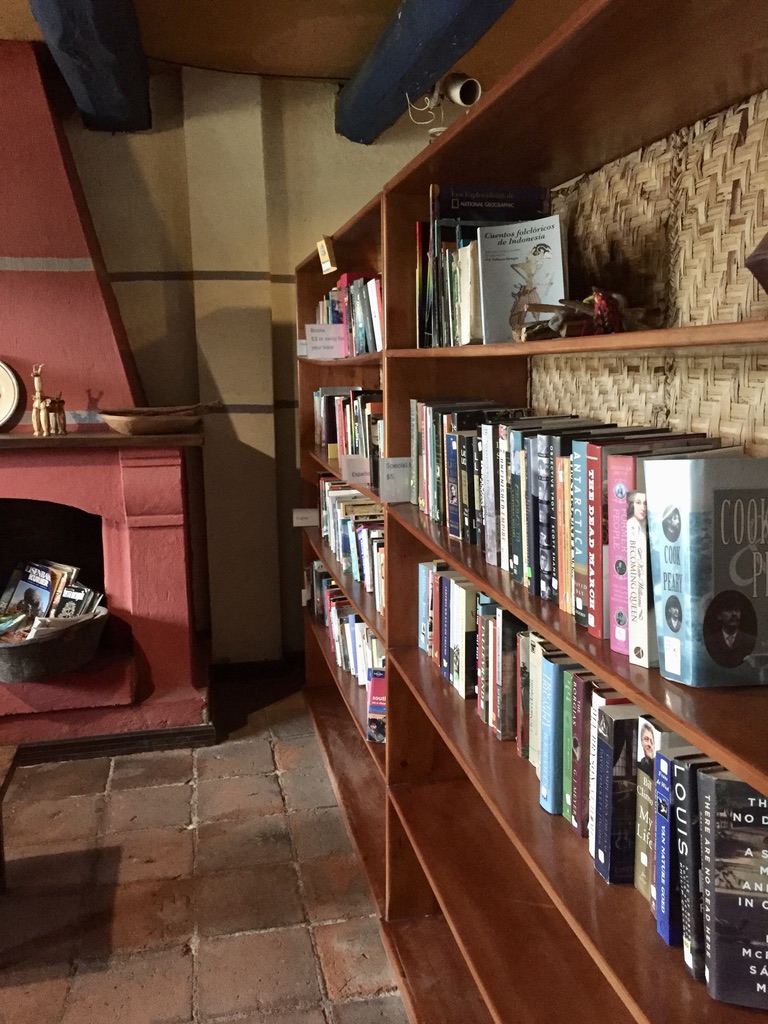 Book exchange and shop of the Hotel Doña Esther, Otavalo