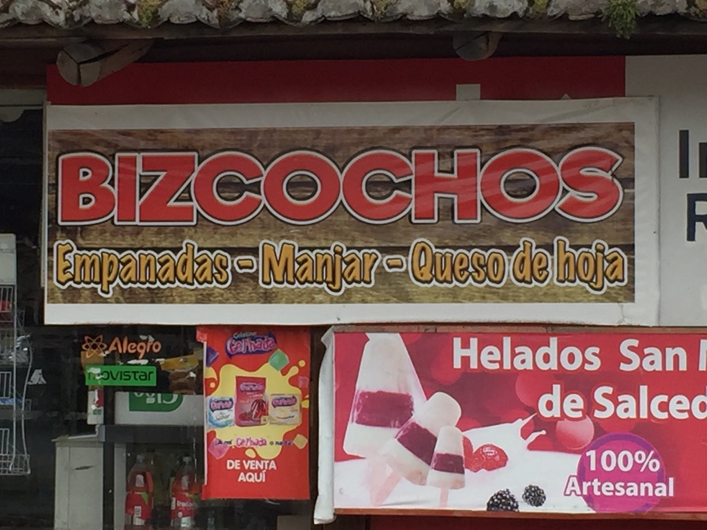 The famous Bizcochos de Cayambe