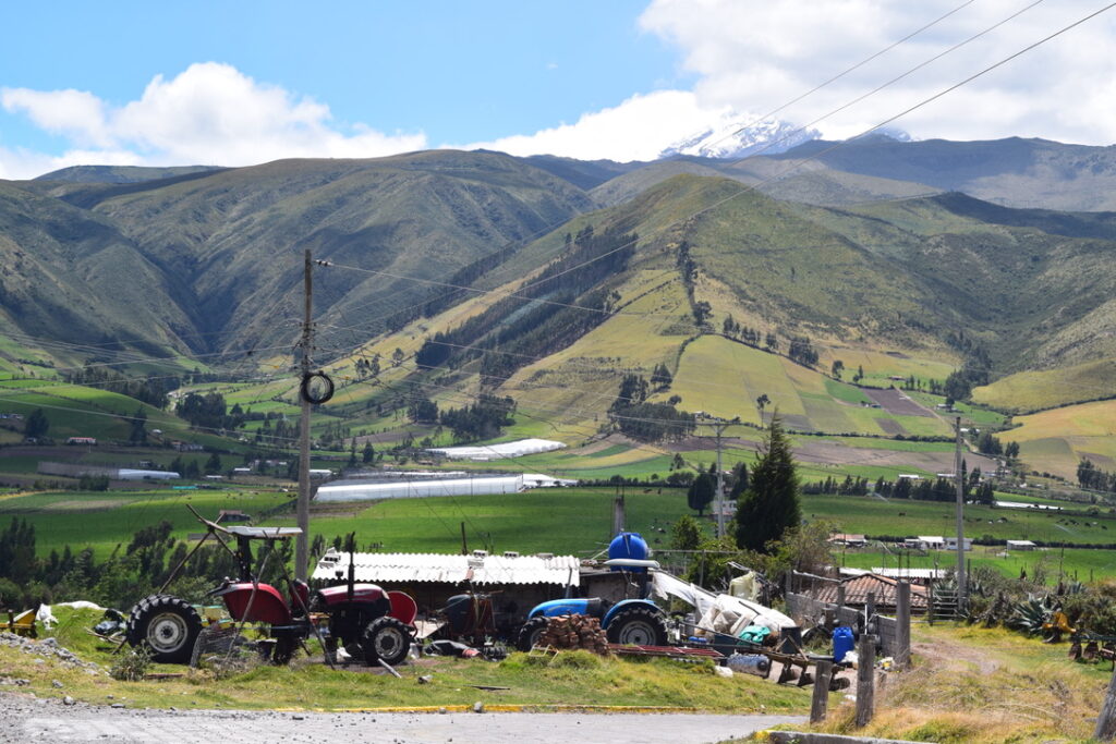 Picture taken between Ayora and Olmedo, on our way to visit Zuleta, Imbabura