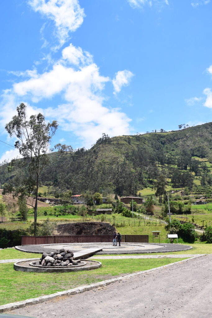 Sun calendar, Angochagua, Imbabura, Ecuador