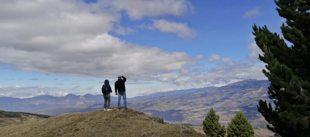 Visit to the Pambamarca area, Cayambe. 