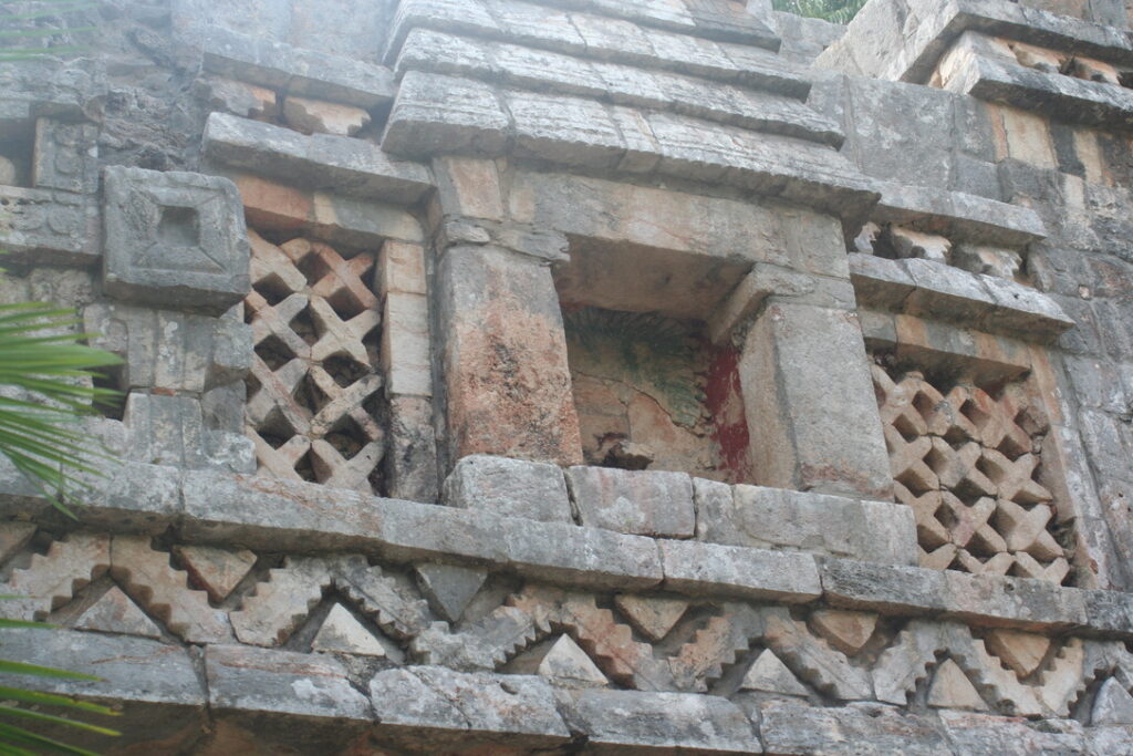 Detail of one of the temples of Labná.