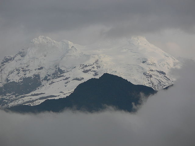 Mt. Antisana, Ecuador 4th highest mountain.