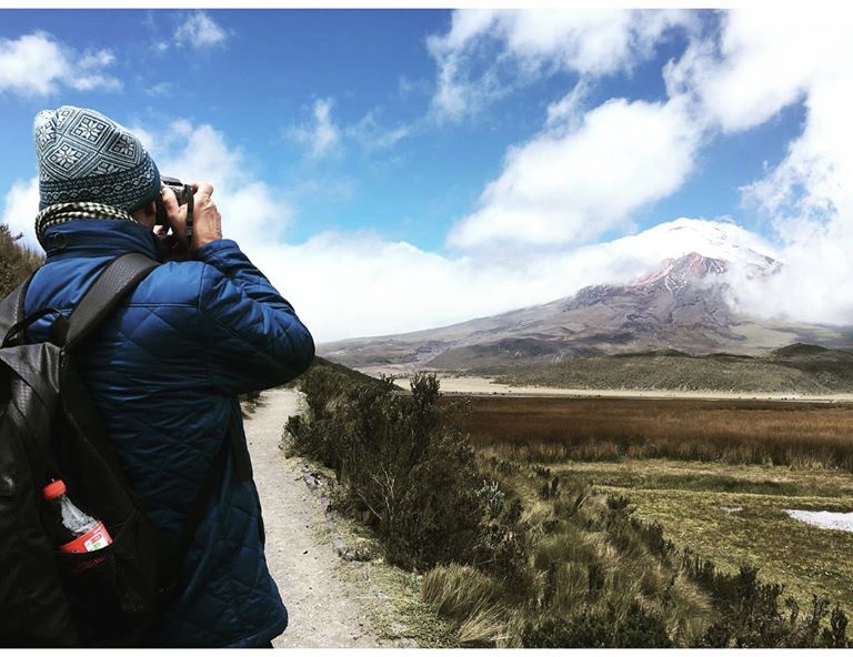 Myself, taken a picture of Mt. Cotopaxi