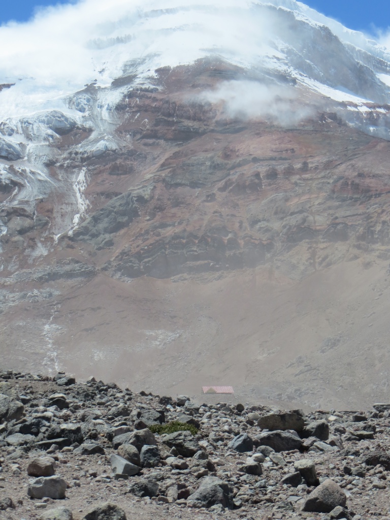View of Mount Chimborazo. 