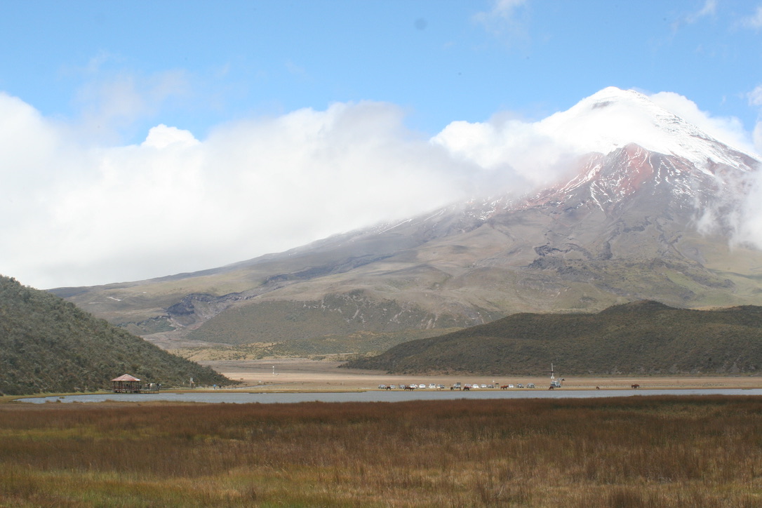 Mount Cotopaxi, seen from within the National Park
