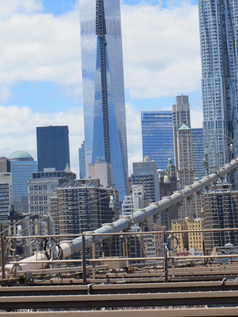 View of Manhattan from the Brooklyn Bridge