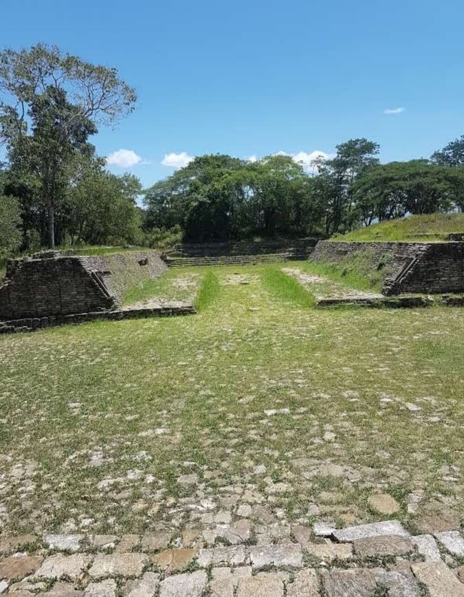 The Ball Court of Toniná, Chiapas, Mexico. 