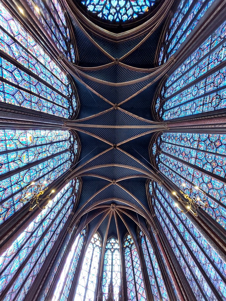 Impressions of the Sainte-Chapalle, Paris, France.