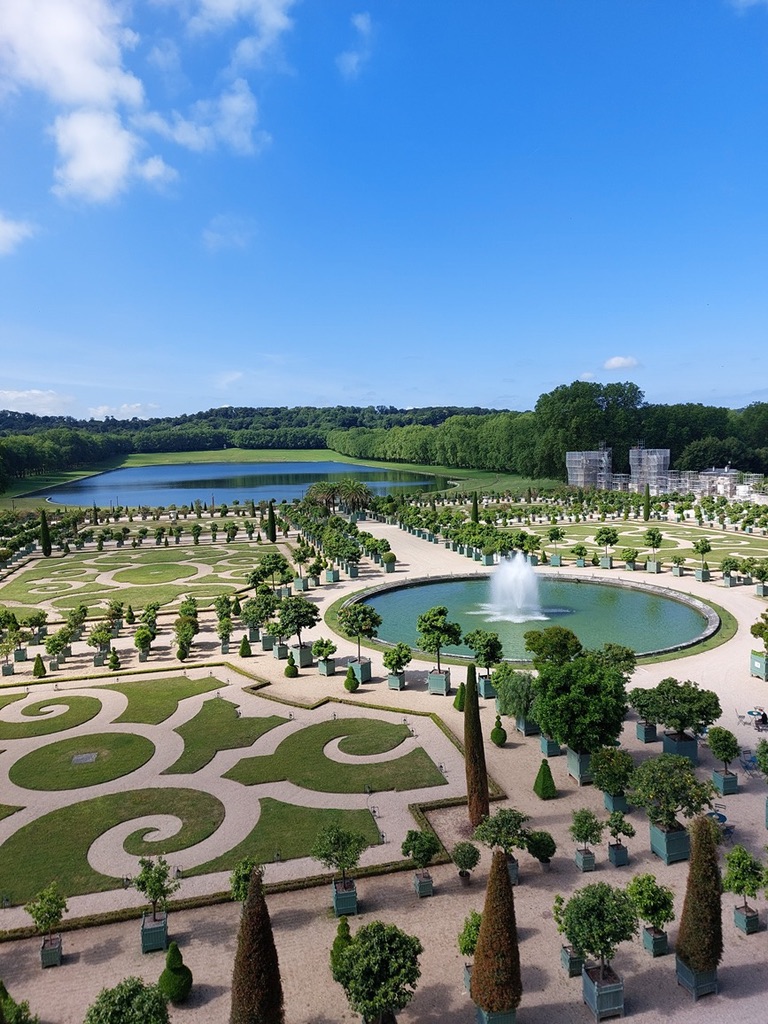 The Gardens at Versailles, Paris.