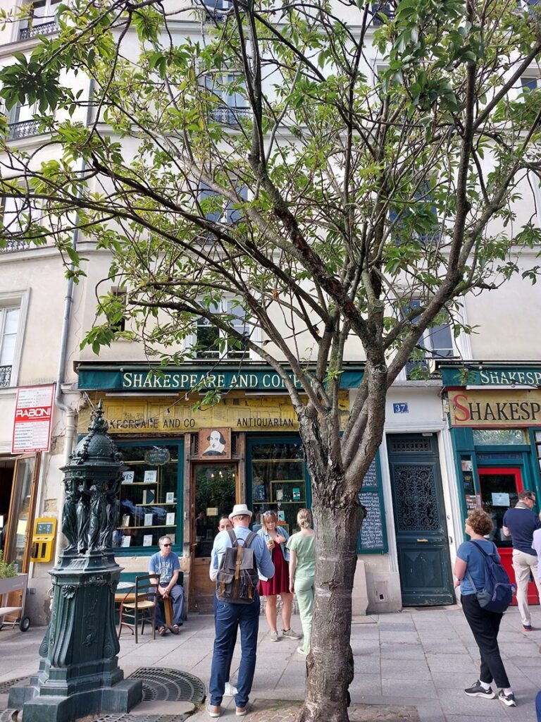 The Shakespeare Bookshop on the Île-de-la-Cité, Paris.