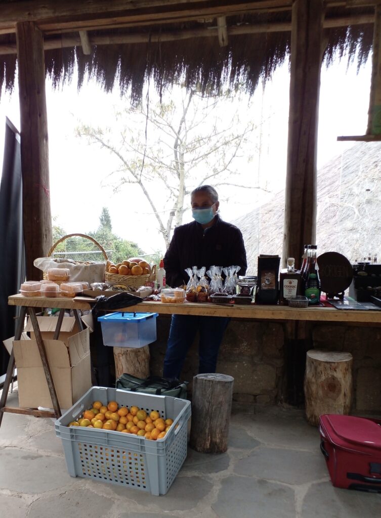 Handicraft & food market at the Cochasqui Archaeological site.  