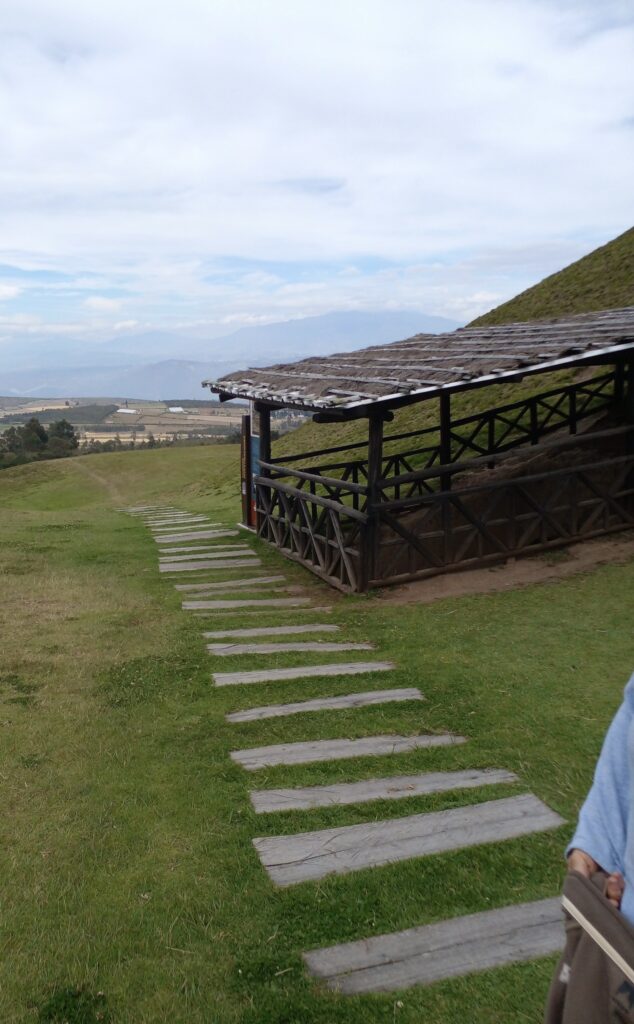 First stop at the Cochasqui Archaeological site, Ecuador