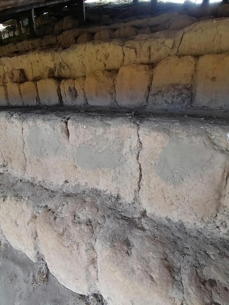Building stones of the Cochasqui Pyramids, Ecuador