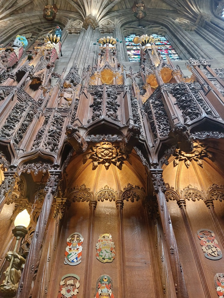 Impressions of St. Giles' Cathedral, Edinburgh. Altar.