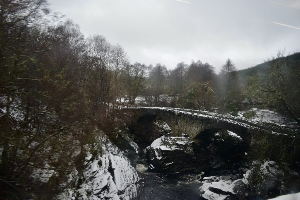 Impressions of the Loch Ness, Glencoe & Scottish Highlands Tour from Edinburgh, Scotland. An old bridge.