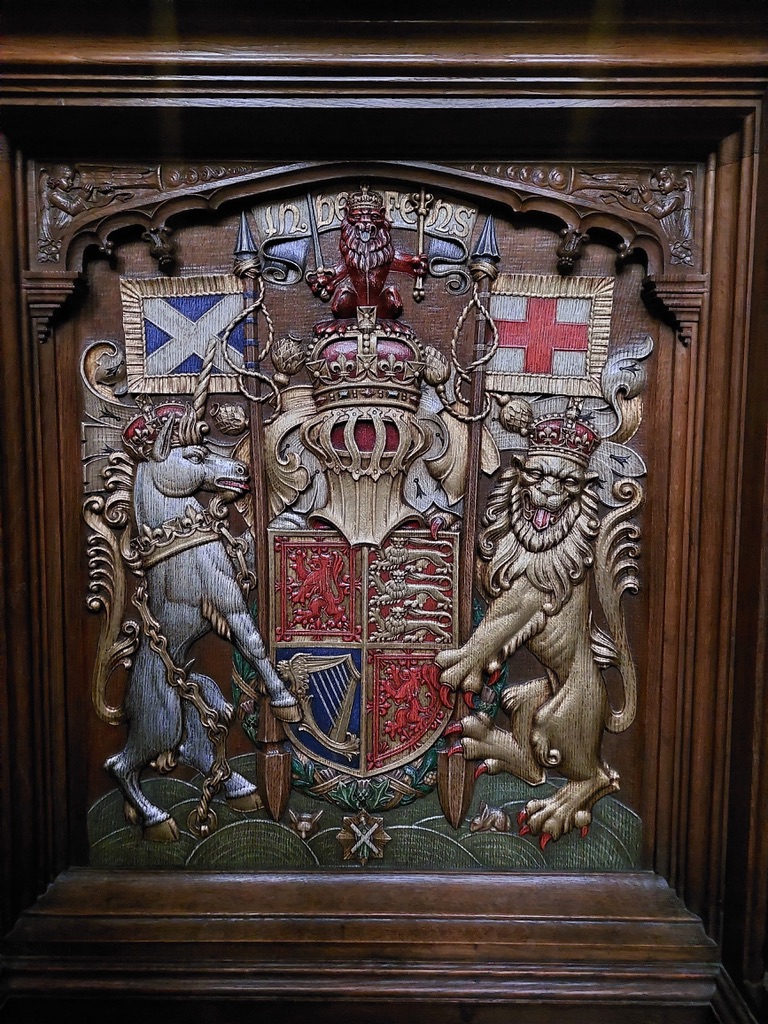 Impressions of St. Giles' Cathedral, Edinburgh. Coat of Arms.