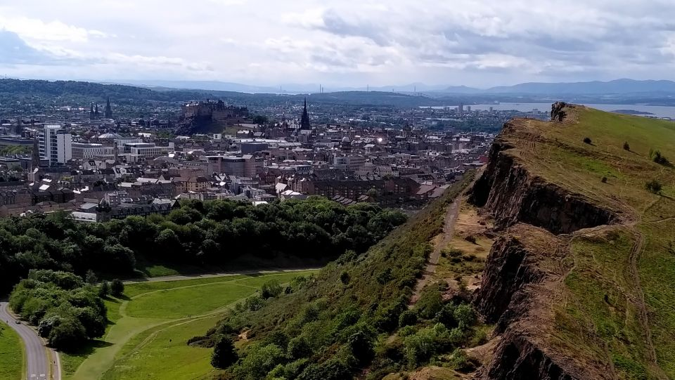 The views from Arthur's seat over Edinburgh are spectacular.
