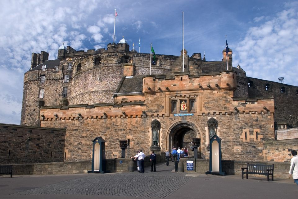 Impressions of a visit to Edinburgh Castle. The main entrance.