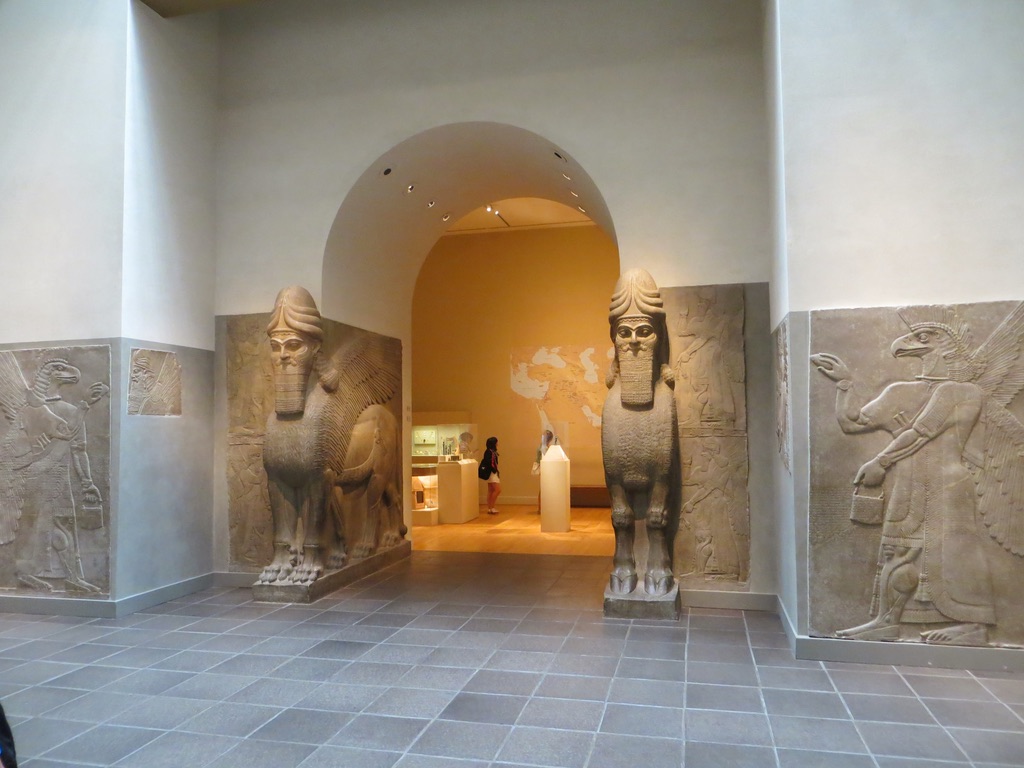 The Assyrian Sculpture Room at the Metropolitan Museum of Art, Manhattan, New York
