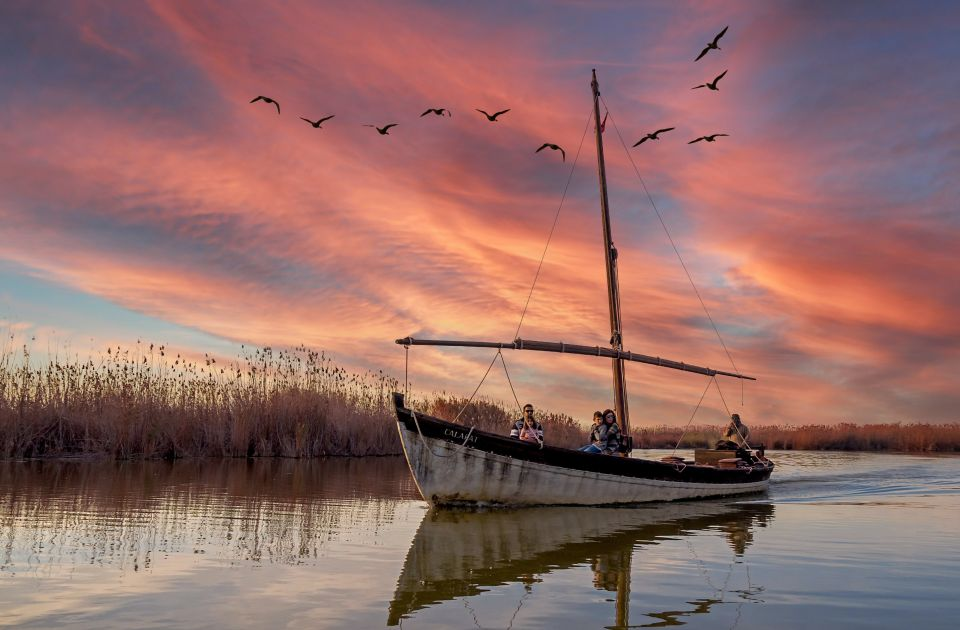 A boat trip in the Albufera lake area, Valencia, Spain.