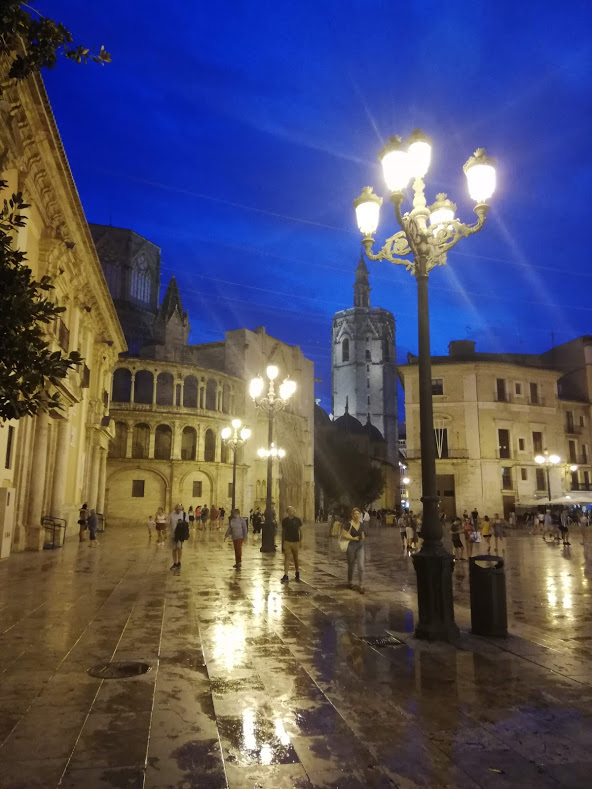 Valencia by night.