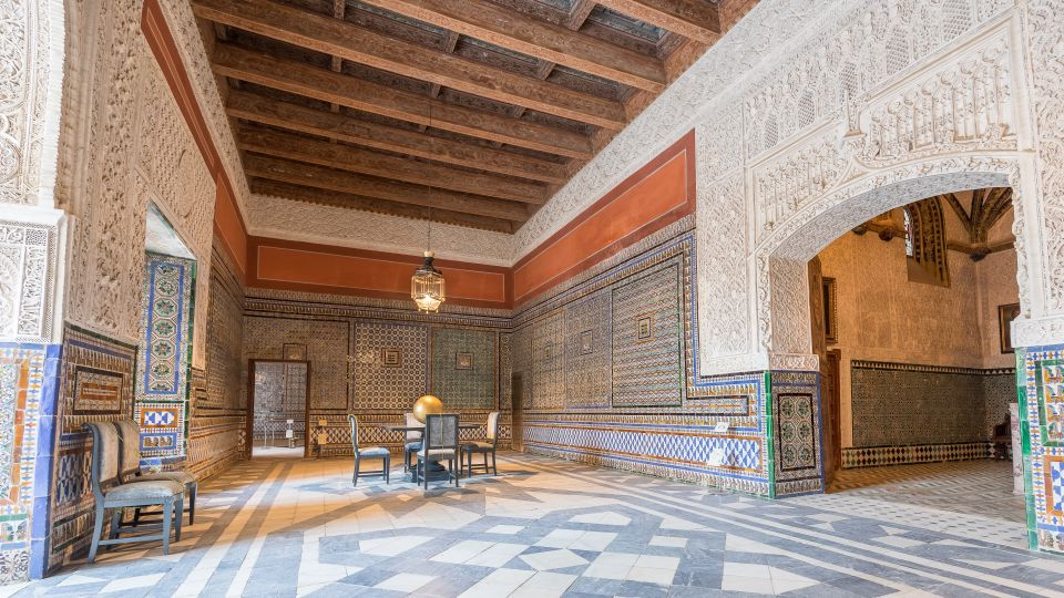 Interior of the Casa de Pilatos, Seville, Spain.