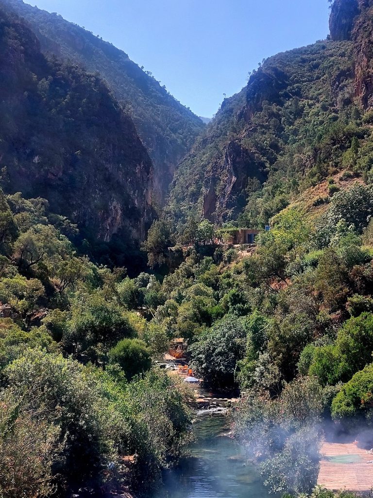 Visit to Akchour, in the Rif Mountains near Chefchaouen, Morocco. 