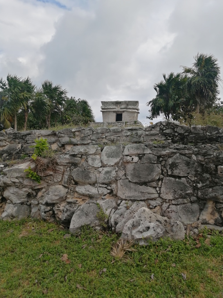 Temple at the Maya site of Tulum, Yucatán, Mexico.