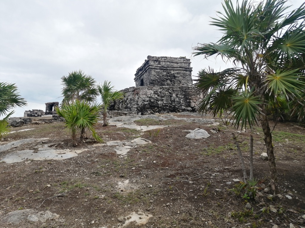Temple we spotted during our visit to the Tulum Maya site, Yucatán, Mexico.