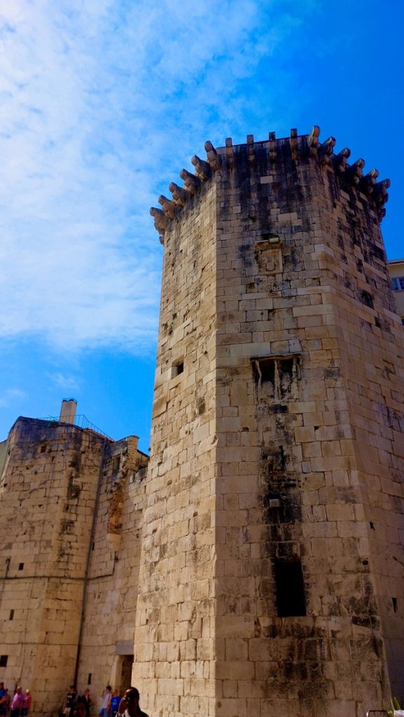 One of the former watch towers of Diocletian's Palace. 